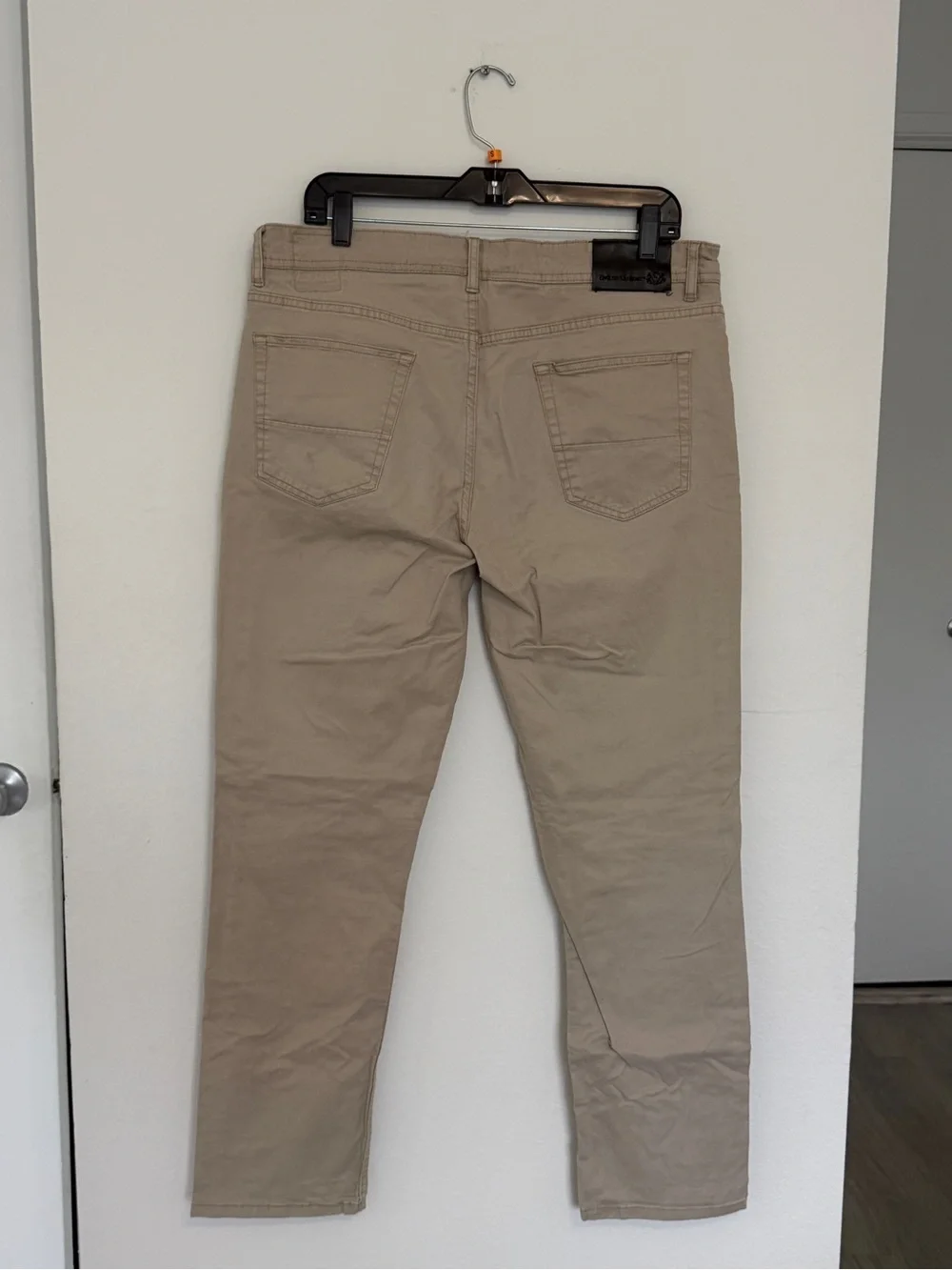 English Laundry Men's Slim Straight Jeans in Khaki